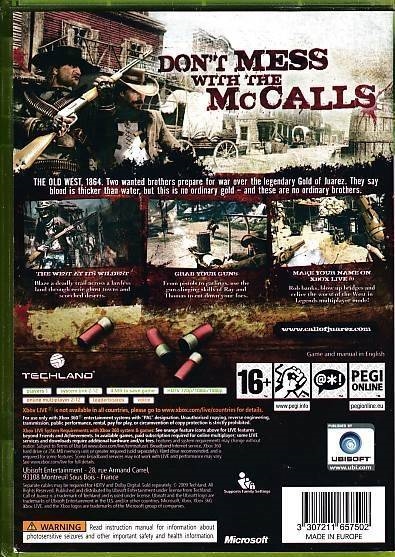 Call of Juarez Bound in Blood - XBOX 360 (B Grade) (Genbrug)